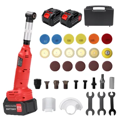Immagine prodotto di Levigatrice multifunzione elettrica - Levigatrice a batteria - Set A - 600 W - 21 V - Motore brushless - 5 velocità