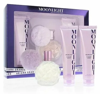 Immagine prodotto di Set regalo Ariana Grande Moonlight EdP 100ml + Crema corpo Soufflé 100ml + Gel doccia 100ml