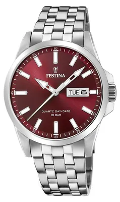 Produktbild von Festina F20357/G Uhr Herrenuhr Edelstahl Datum silber