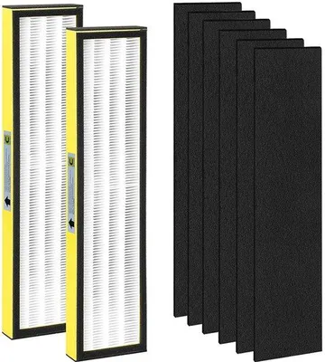 Obrázek produktu pro Náhradní filtry do čističky vzduchu, 2 ks + 8 uhlíkových filtrů