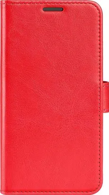 Produktbild von Mobigear Wallet  Samsung Galaxy M22 Hülle Klapphülle Geldbörse - Rot