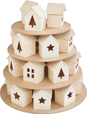 Produktbild von VBS Adventskalender "Häuser-Pyramide", 28-tlg.