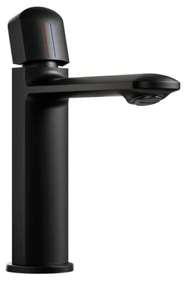Produktbild von Waschtischarmatur Einhandmischer Schwarz Modernes Design Hoher Auslauf