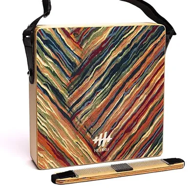 Produktbild von Hluru Percussion Reise-Cajon – 30,5 x 29,5 x 7,3 cm