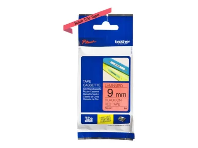 Obrázek produktu pro Tze421 Brother Ptouch 9Mm Rot-Schwarz