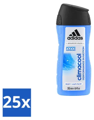 Produktbild von 25 x Adidas Climacool Men Duschgel - 250 ml - Vorteilspackung - 25 Stücke