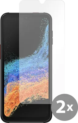 Image de Cazy Protection d’Écran compatible avec Samsung Galaxy Xcover 6 Pro - Protection d’Écran en Verre Trempé - 2 Pièces