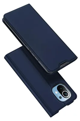 Immagine prodotto di Custodia a libro Dux Ducis compatibile con XIAOMI MI 11 custodia per telefono cellulare custodia a portafoglio con funzione di supporto, slot per carte blu