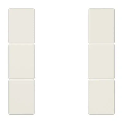 Immagine prodotto di Jung LS503TSA Set di pulsanti a 3 tasti, completamente bianco