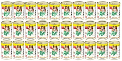 Obrázok produktu pre VIGO 415g kuracie mäso s kačacinou 45% krmivo pre psov 30ks