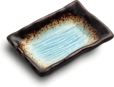 Produktbild von Sushi-accesories ASIATICA | Japan Teller Bowl Dipschale Yaketa türkis