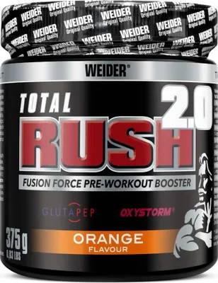 Obrázok produktu pre Weider Total Rush 2.0 375 g brusnica / Predtréningové stimulanty / Overená predtréningovka s vylepšeným zložením