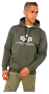 Produktbild von Alpha Industries Basic Hoody Kapuzensweat für Herren Dark Olive