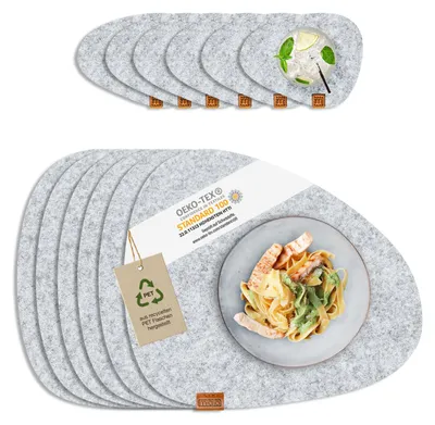 Produktbild von Tischsets Glasuntersetzer 12er-Set