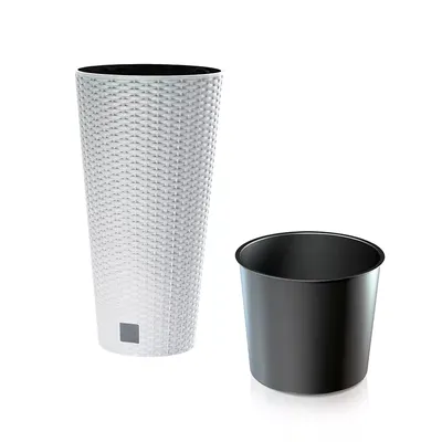 Produktbild von NABBI Blumentopf aus Kunststoff DRTUS200 20 cm - Weiß