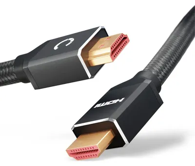 Produktbild von CELLONIC HDMI Kabel 2.1 Ultra High Speed 4K/8K @60hz, 4K @120hz, 48Gbps eARC QFT QMS DSC Stecker auf Stecker 24k vergoldet - 3 m langes HDMI 2.1 Kabel für Soundbar, HD TV, PS4, PS5, Xbox, Switch