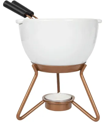 Image de Set de fondue au chocolat Boska Schokofondue Petit Marie : comprend une fondue, des bougies chauffe-plat et un récipient de 250 ml pour environ 200 grammes de chocolat fondu
