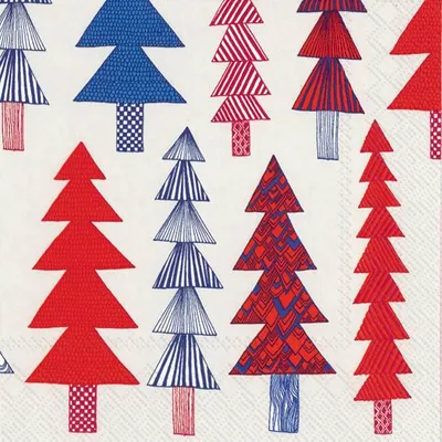 Produktbild von Servietten 33x33 cm - KUUSIKOSSA red