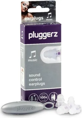 Produktbild von Pluggerz earplugs music Erwachsene & Kids 2X2 St