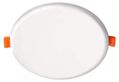 Produktbild von Einbauleuchten - LED Einbauleuchte "SUMA" Ø: 15,5cm, Einbaulampe im Modern Style, aus Metall und Kunststoff in weiß, 3,2 cm tief, Ø 15,5 cm, inkl. LED – dimmbar