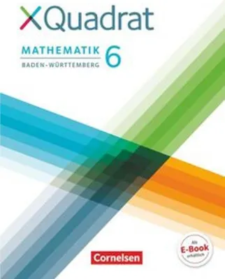 Obrázek produktu pro XQuadrat 6. Schuljahr. Schülerbuch Baden-Württemberg