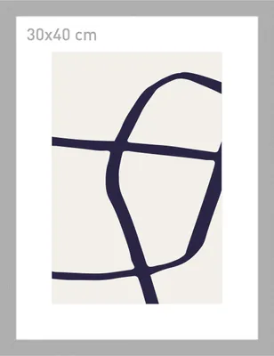 Produktbild von accent by nielsen Holz Bilderrahmen Velino, Silber, 30 x 40 cm