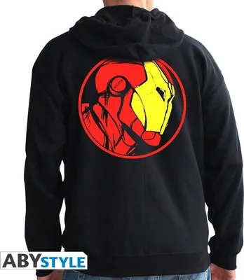 Produktbild von Marvel Comics Kapuzenjacke - Iron Man (schwarz) M