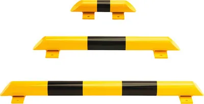Produktbild von Moravia Rammschutz-Balken schwarz/gelb 76 x 3,0 mm 400 mm lang