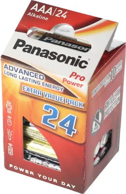 Produktbild von Panasonic Pro Power Micro / AAA / LR03 Batterien im 24er Pack