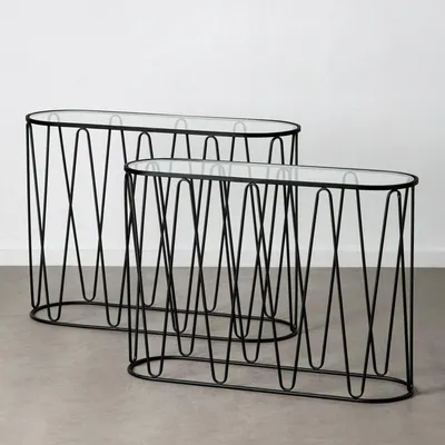 Produktbild von Möbelset Schwarz 107 x 35,5 x 79 cm