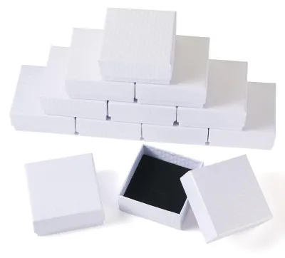 Image de Lot de 12 boîtes cadeaux en carton pour bijoux