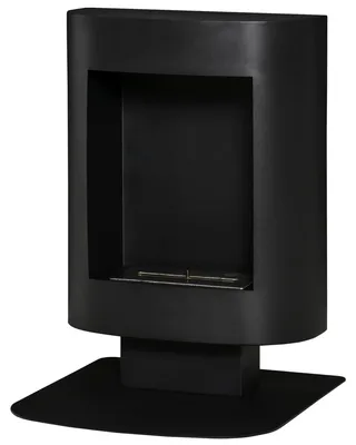 Produktbild von Bioethanolkamin mit 0,9-Liter-Tank, beheizt bis zu 20 m2, Ma?e: 46,5 x 53 x 65 cm, schwarz