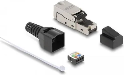 Produktbild von Delock - Keystone Jack - CAT 6a - RJ-45, LSA