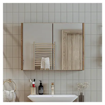 Produktbild von Badezimmermöbel Set Atlantic mit Spiegelschrank