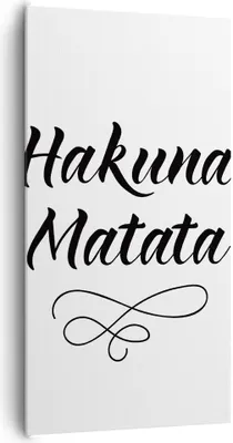 Produktbild von Bild auf Leinwand - Leinwandbild - Einteilig - Hakuna Mama Maxim - 65x120cm - Wand Bild - Wanddeko - Wandbilder - Leinwanddruck - Bilder - Wanddekoration - Leinwand bilder - Wandbild - PA65x120-4248