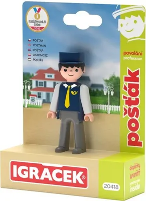 Obrázok produktu pre Igráček Poštár - figúrka s príslušenstvom