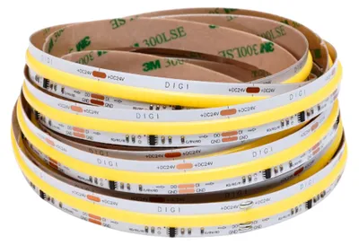 Obrázek produktu pro T-LED Digitální COB LED pásek 14W/m 24V bez krytí IP20 Barva světla: Denní bílá 079552