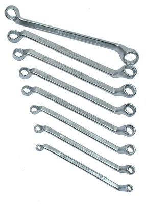 Produktbild von BRÜDER MANNESMANN Ringschlüsselsatz 8-teilig aus Chrom-Vanadium Stahl