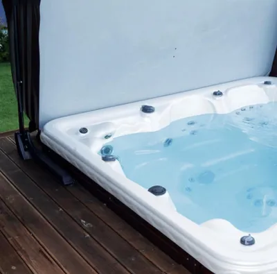 Produktbild von Covermate III DeckMount für Holzdeck Montage Leisure Concepts Lifter für Whirlpool Abdeckung