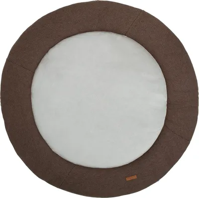 Productafbeelding van Geknoopte speelmat, extra dik, diameter 90 cm, dubbelzijdig, voor kinderkamers
