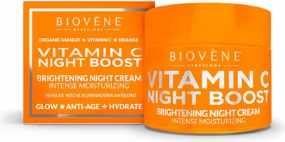 Zdjęcie produktu dla Biovene Nawilzajacy krem do twarzy na noc, 50ml