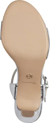 Produktbild von Tamaris Damen Sandale Sandalette elegant Stilettoabsatz 1-28008-42, Größe:37 EU, Farbe:Silber