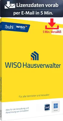 Produktbild von WISO Hausverwalter 365 Plus (1 PC - 1 Jahr) ESD Finanzen, Steuer Recht 5 Min. Versand als Download per Mail