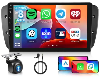 Obrázok produktu pre Android autorádio s 9-palcovým displejom, 6G+128G, určené pre vozidlá modelového ročníka 2009-2013, s funkciou bezdrôtového Carplay