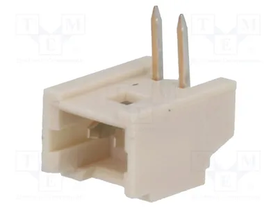 Image de 2 prises à broches : 2 plaques de connexion traversantes mâles PicoBlade de 1,25 mm, 1 A, référence 53048-0210, marque Signt