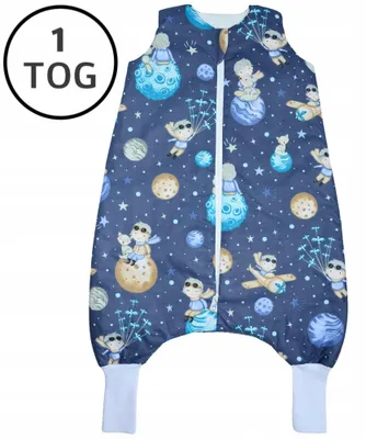 Produktbild von Ankras Warmer Schlafsack mit Beinen, 1 TOG, Gr. 92-104