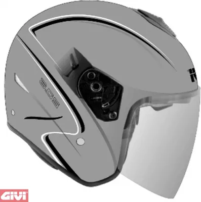 Produktbild von Helm GiVi FIBERJET HPS 20.9 56 / S, silber matt