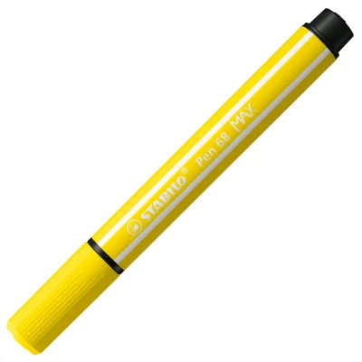 Obrázek produktu pro STABILO Pen 68 MAX, 1 barva/barev, Žlutá, 5 mm, 1 mm, Žlutá, Kulatý