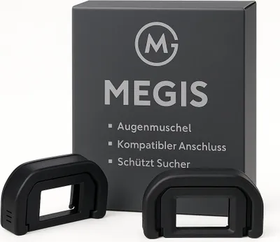 Produktbild von 2er-Set Augenmuschel EF Gummi für Canon EOS 760D-1000D DE.