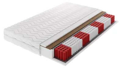Produktbild von Masseno Multipocket Taschenfederkernmatratze 200x200, H3/H4, Höhe ca.: 19 cm, Matratze CORANTO MULTI